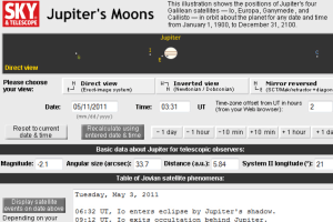 Calcula los transitos de jupiter y saturno 1