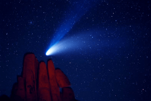El espectacular cometa Hale Boop a su paso en 1995 1