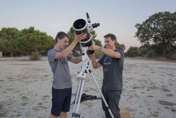 Aprender a usar un telescopio