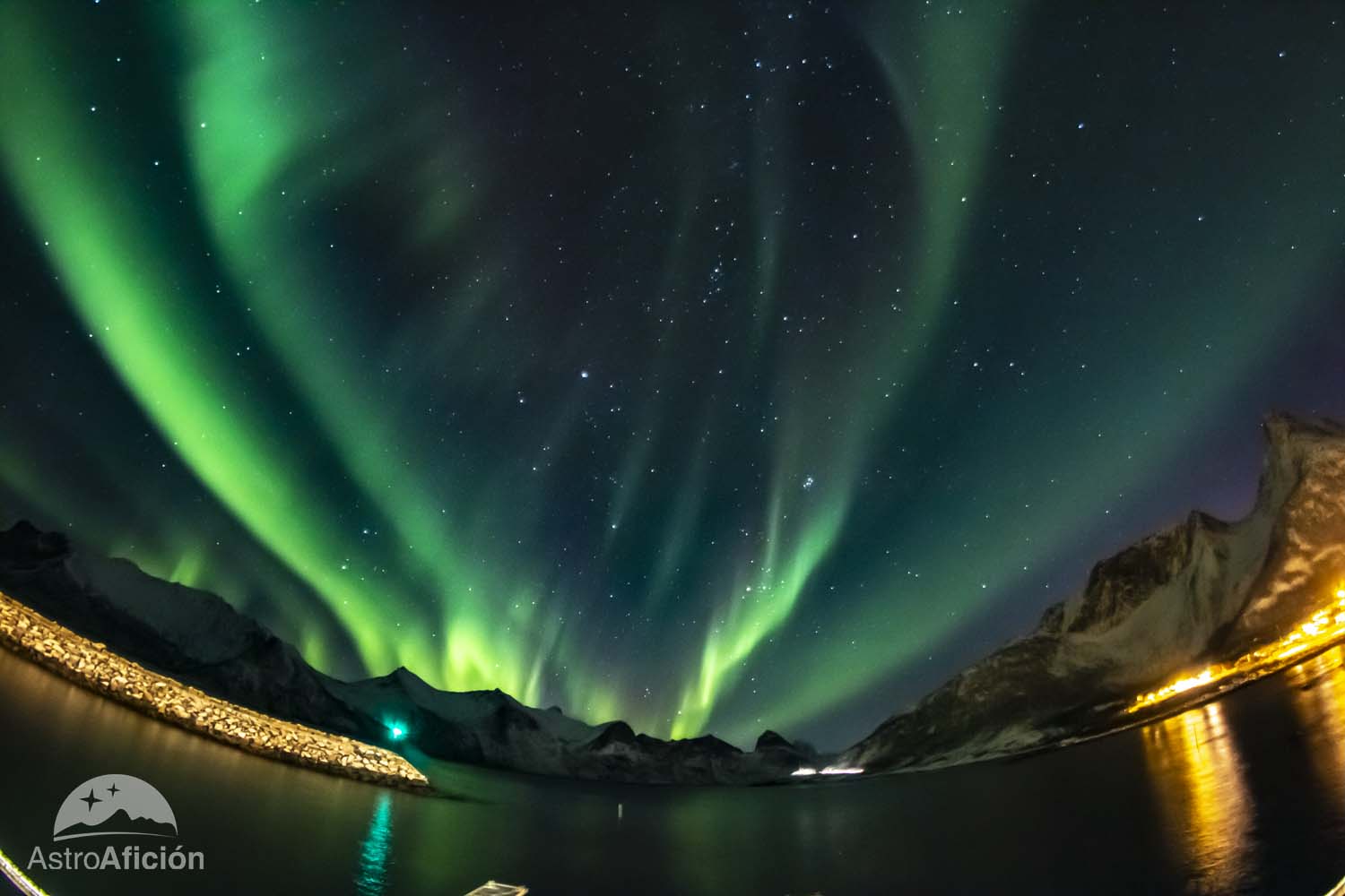 auroras boreales en noruega