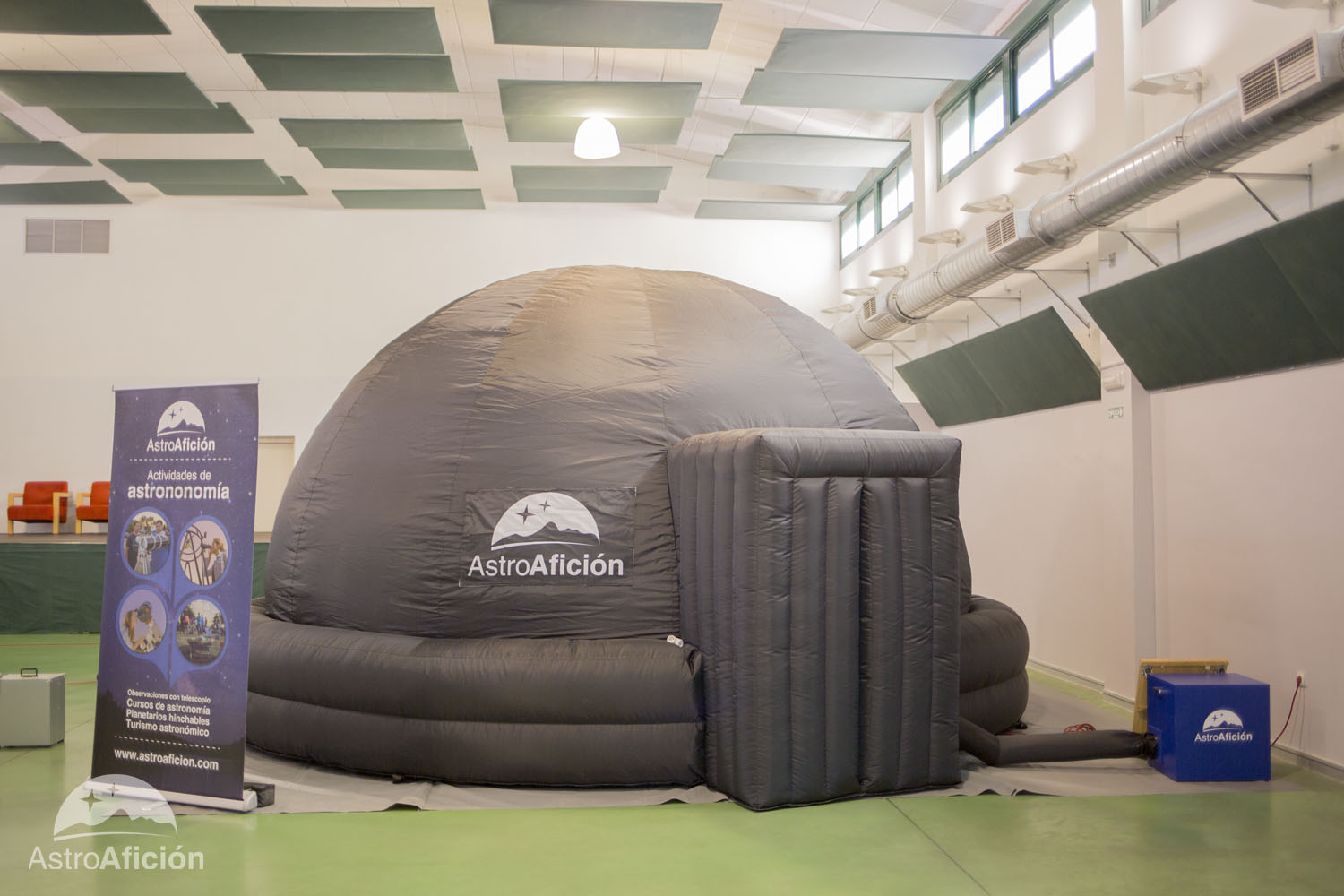 Planetario móvil de AstroAfición, planetario portátil en España