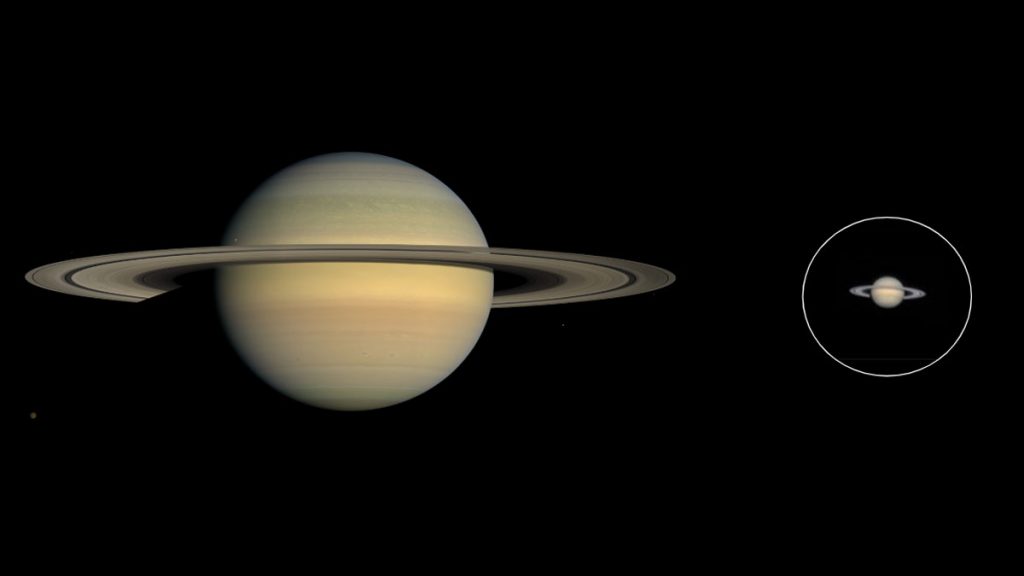 Saturno-con-telescopio