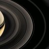 Planetas con anillos. Imagen tomada por la sonda Cassini que muestra los anillos de Saturno.