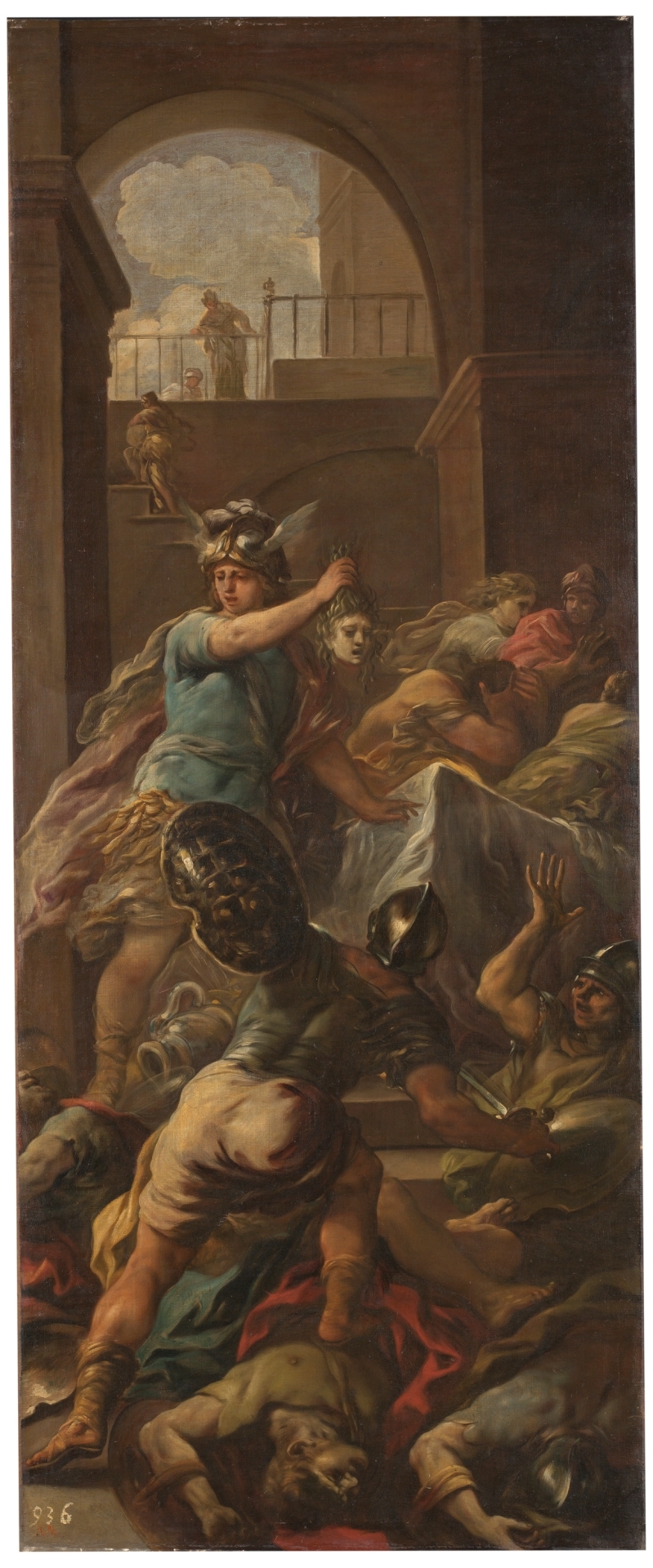 Perseo vencedor de Medusa. Giordano, 1699 - 1702. Museo del Prado.