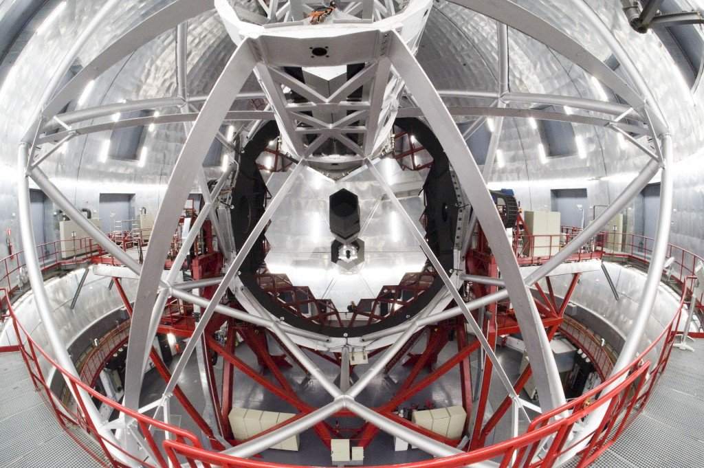 Interior de la cupula del GTC