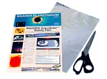 Lámina Baader para observar el Sol