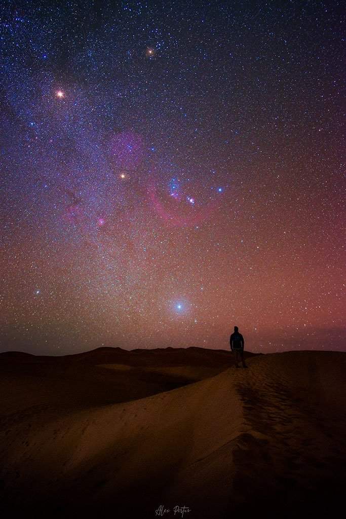 Estrellas en el desierto de Merzouga